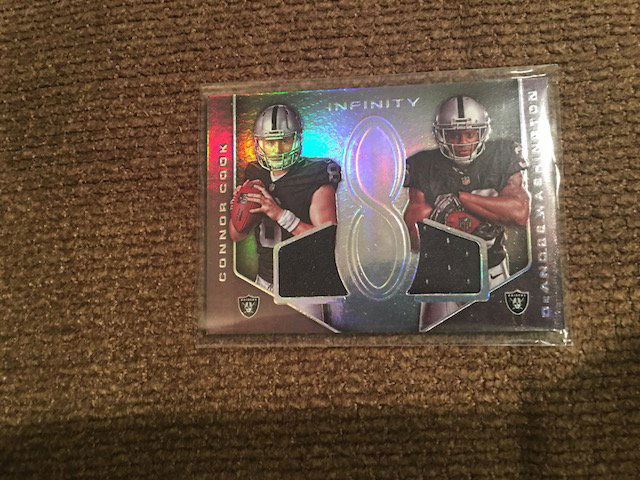 2016 PANINI INFINITY CONNOR COOK & DeANDRE WASHINGTON (1 of 2)