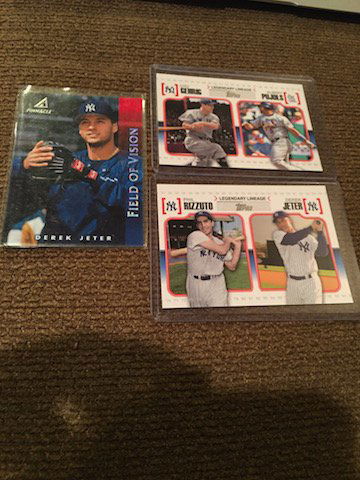 Derek Jeter and Lou Gehrig Lot with inserts (1 of 3)