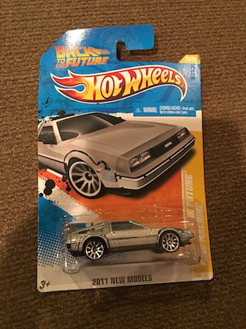 Hot Wheels Back to the future Car (1 of 1)