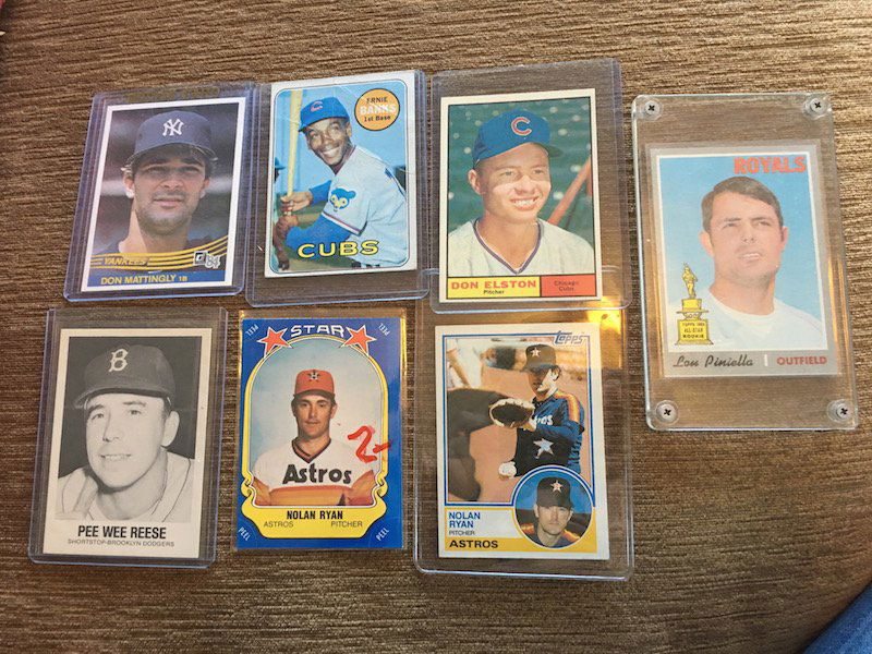 Mixed Vintage Baseball card Lot: Nolan Ryan, Pee Wee (1 of 3)