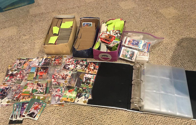 Large Baseball Card collection with a collectors Album (1 of 4)