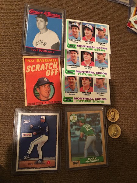 Baseball RC Vintage and 1960â€™s Coin Lot: Terry: Baseball RC Vintage and 1960â€™s Coin Lot: Terry Francona RC Lot x3, Williams, Halladay, Osteen, Mcgwire Halladay Rc
