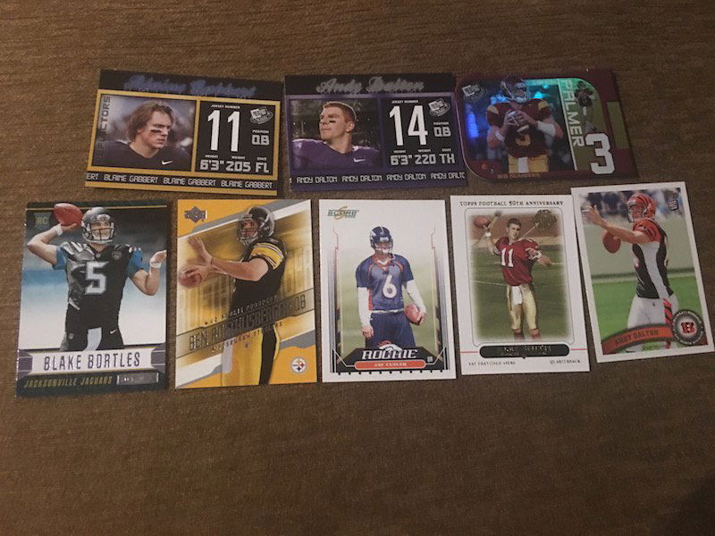 QB RC Football Card Lot: Ben Roethlisberger, Bortles, (1 of 3)