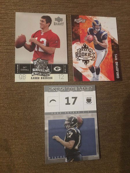 Aaron Rodgers 2005 UD Kickoff RC Sam Bradford Rc and (1 of 2)
