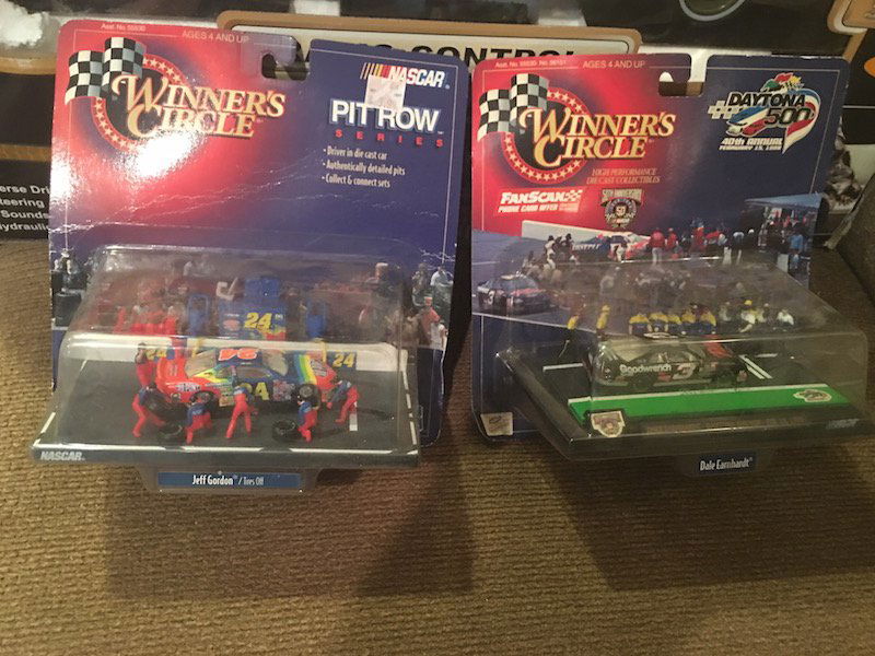 Winners Circle Pit Row  Jeff Gordon and Dale Earnhardt (1 of 3)