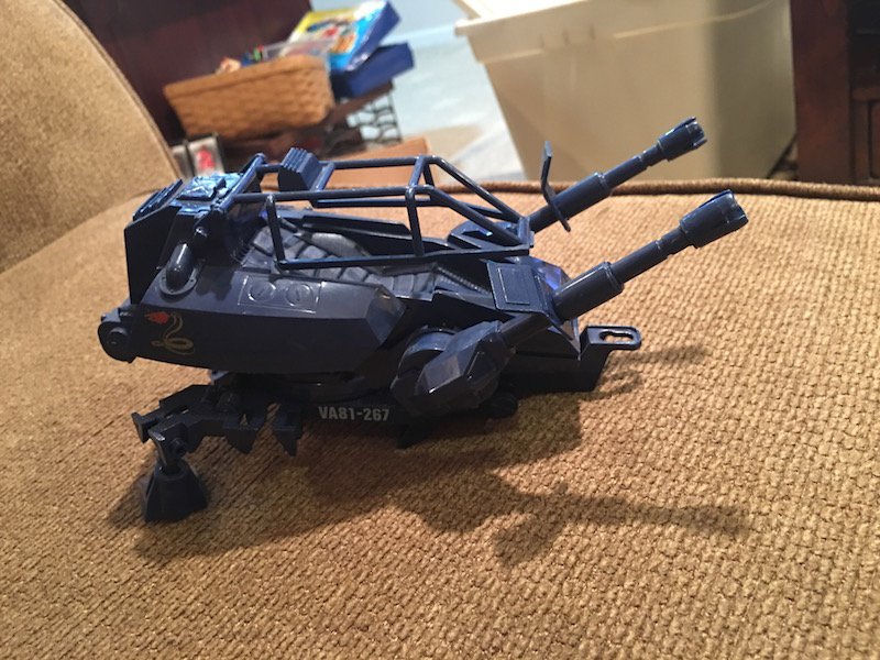 Vintage Rare GI Joe Cobra Twin Battle Gun VA81-267: Vintage Rare GI Joe Cobra Twin Battle Gun VA81-267 Hasbro