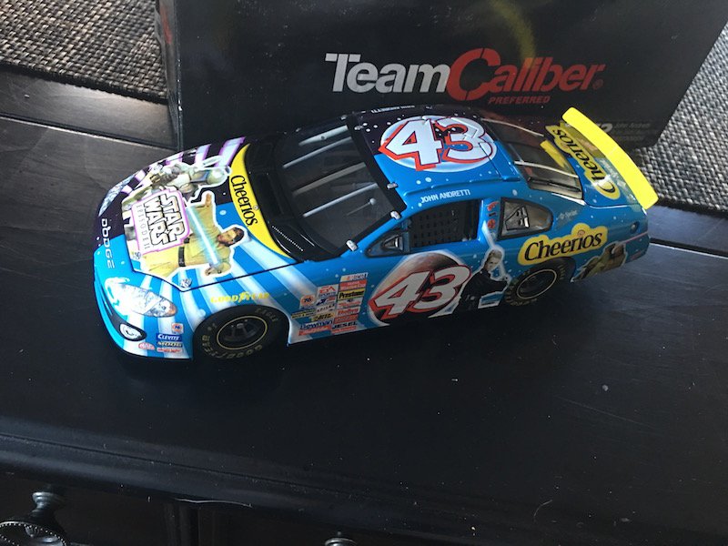 1/24 John Andretti #43 2002 Cheerios Star Wars Attack: 1/24 John Andretti #43 2002 Cheerios Star Wars Attack of the Clones
