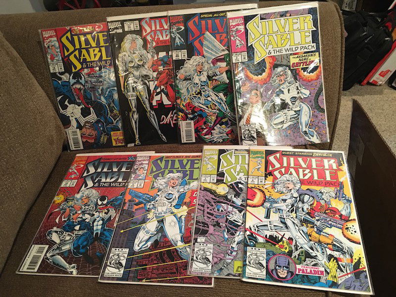 Silver Sable Comic Book Lot of 8 (1 of 2)