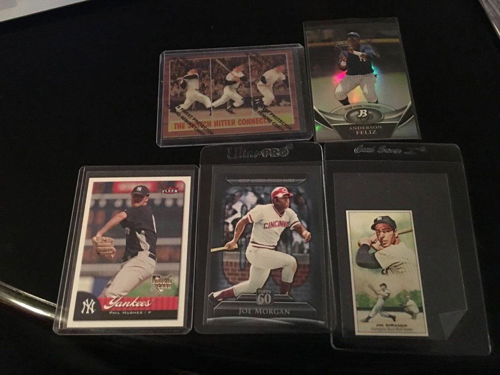 Mickey Mantle Topps Chrome, Joe Dimaggio Mini More (1 of 3)