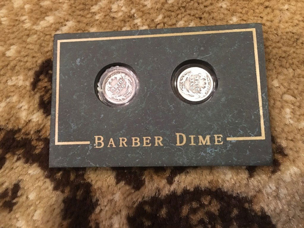 First Commerative Mint Barber Dime set (1 of 3)