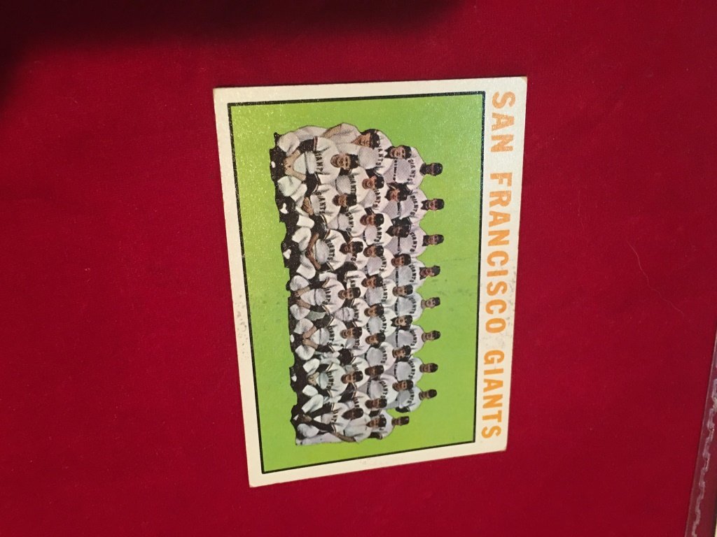 1964 Topps San Francisco Giants team card #257 (1 of 2)