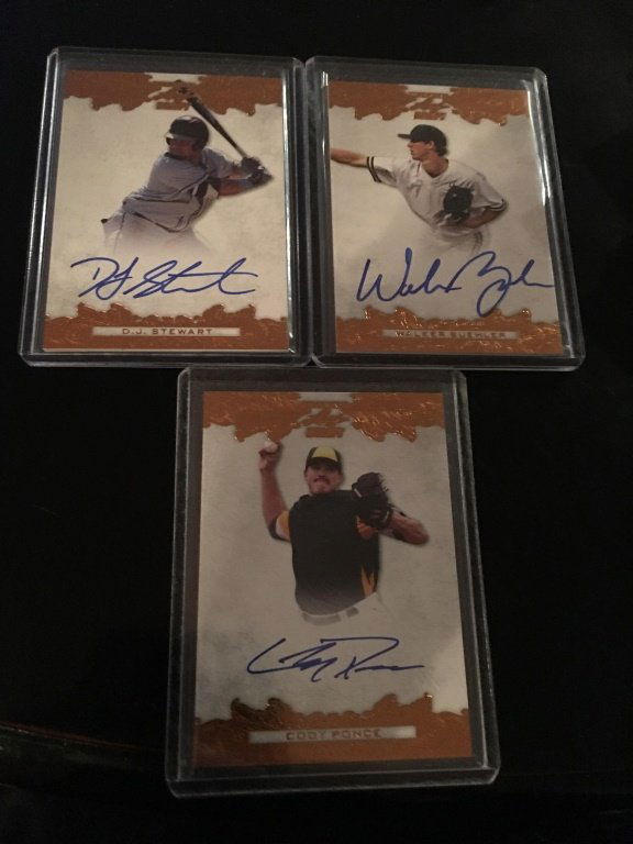 2015 Leaf Baseball Auto Lot RC Stewart Buehler (1 of 4)