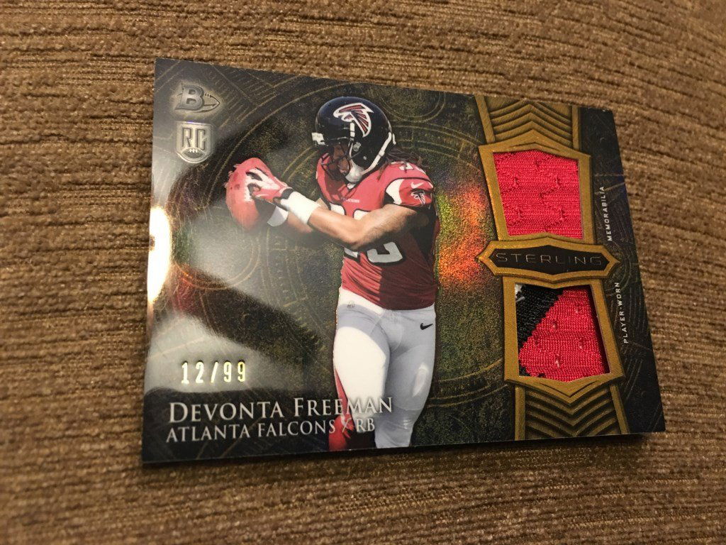 Bowman Sterling 2014 Devonta Freeman 3 Color PatcC (1 of 2)