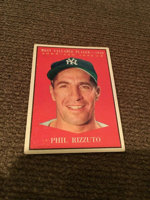 1961 Topps #471 Phil Rizzuto MVP (1 of 2)