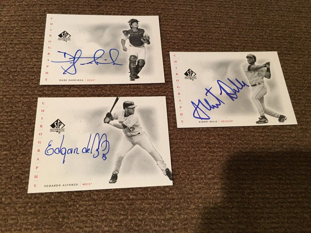 Albert Belle 2001 Sp Authentic Chirography Auto #t (1 of 5)