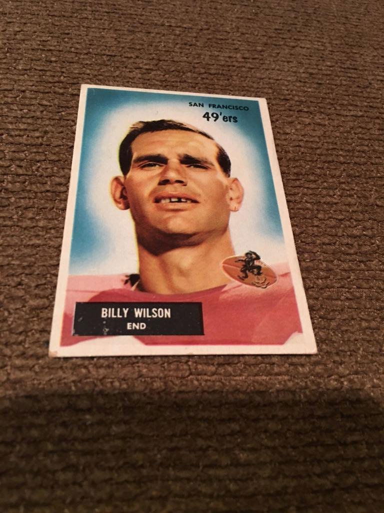 1955 Bowman #81 Billy Wilson 49ers (1 of 2)
