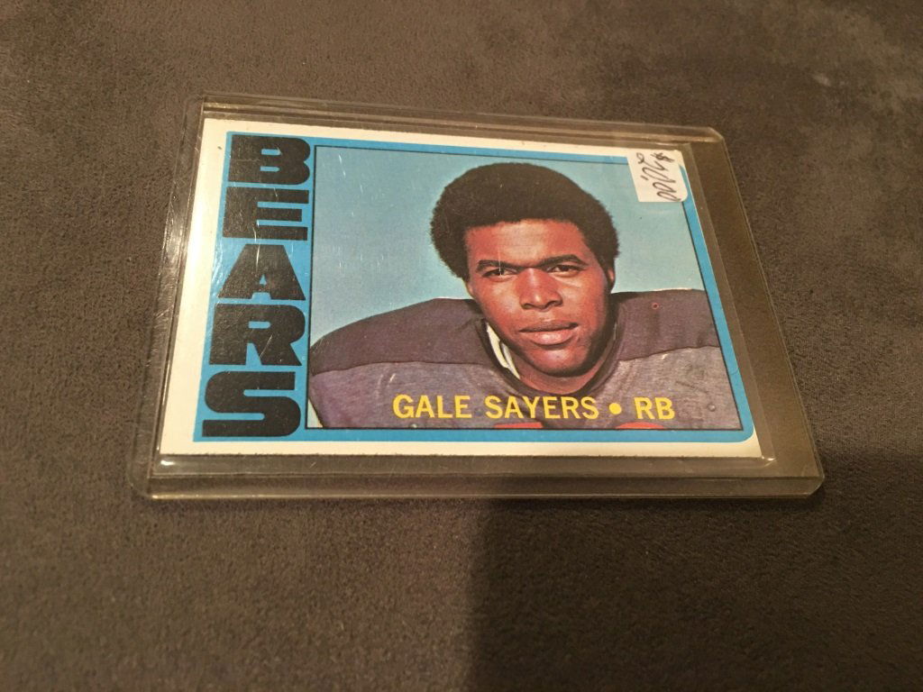 1972 TOPPS FOOTBALL CHICAGO BEARS GALE SAYERS SYRD (1 of 2)