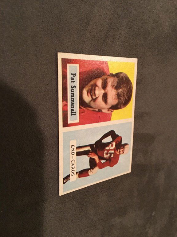 1957 Topps Football #14 Pat Summerall NRMT (1 of 2)