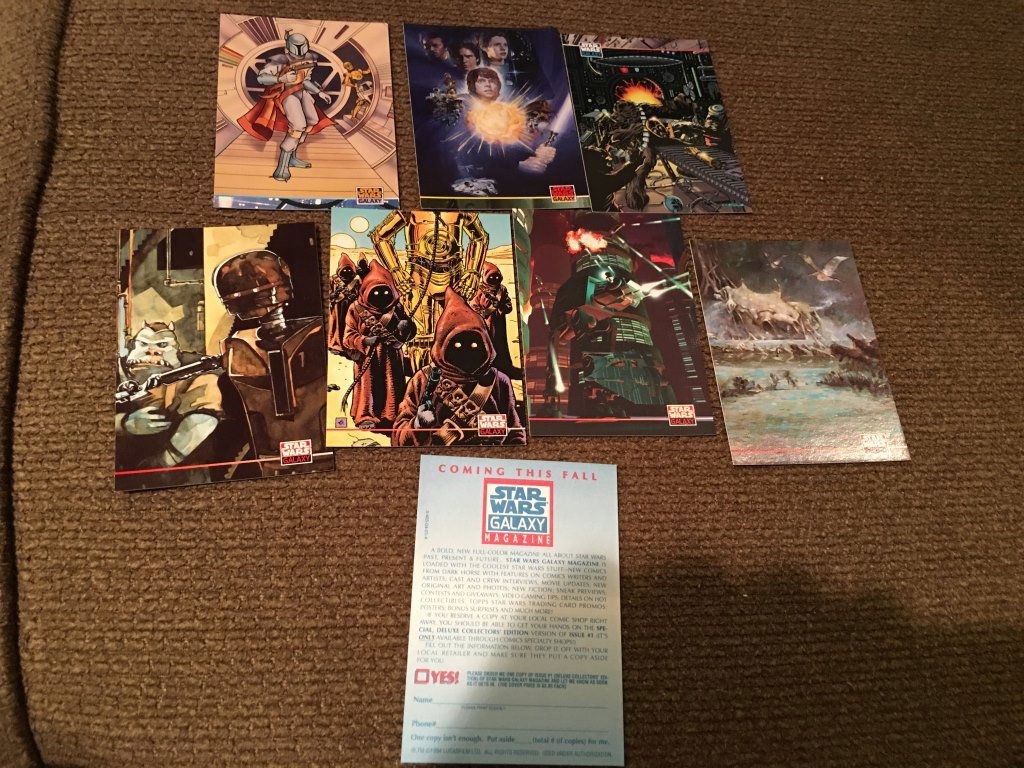 Star wars Galaxy Card Lot (1 of 1)