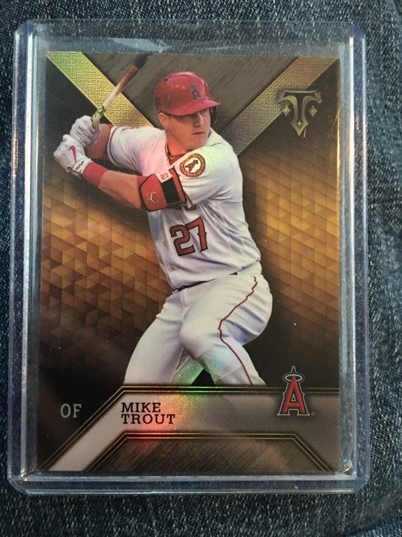2016 Topps Triple Threads Mike Trout Card #69 (1 of 2)