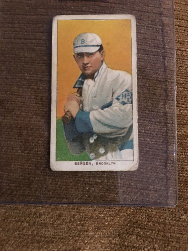 T206 Bill Bergen Batting New York Piedmont 150 Sus (1 of 2)