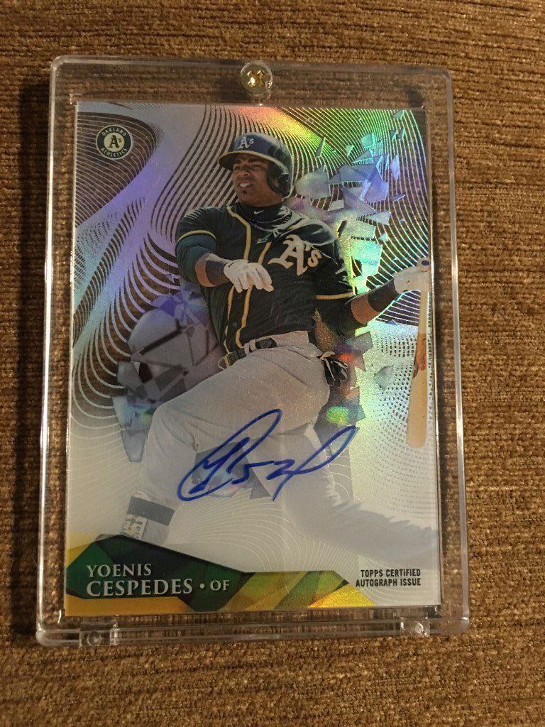 Yoenis Cespedes 2014 Topps High Tek N Y Mets On Co (1 of 2)