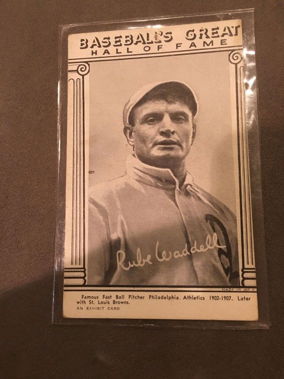 Rube Waddell HOF 1948 Baseball's Great Hall of Fae (1 of 1)