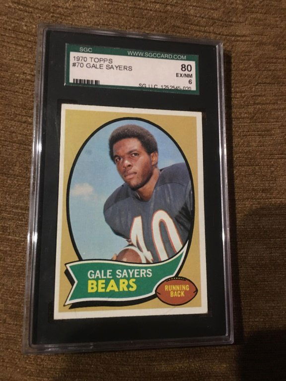 1970 Topps Gale Sayers #70 SGC 80 (1 of 2)