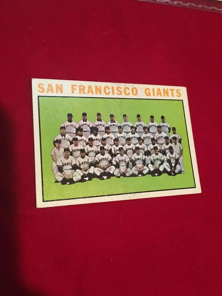 1964 Topps San Francisco Giants team card #257 (1 of 2)