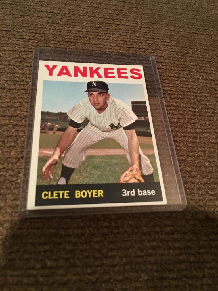 TOPPS 1964 CLETE BOYER #69 .......SHARP (1 of 2)