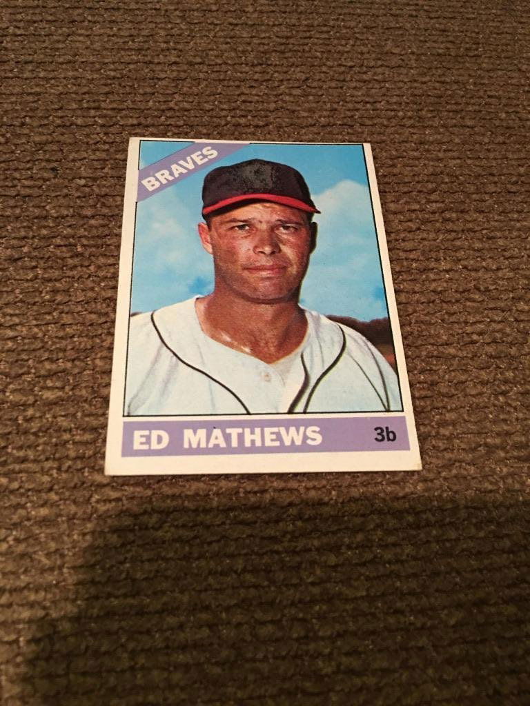 1966 Topps # 200 Ed Mathews (1 of 2)