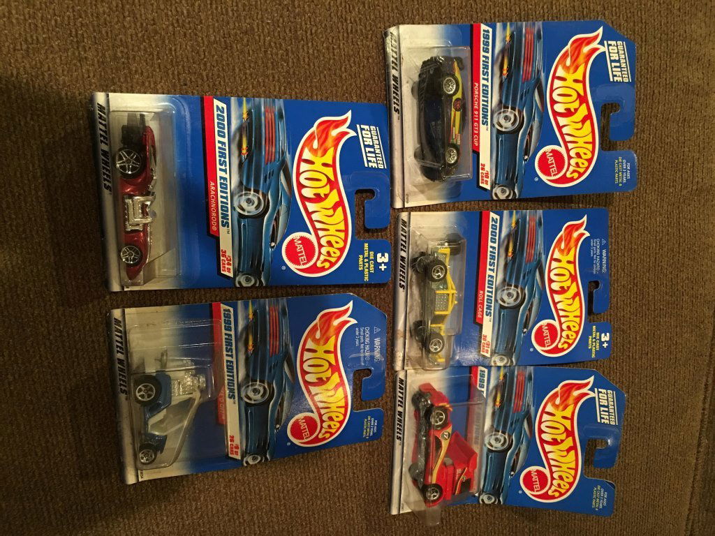 1999 First Editions Hot Wheels Lot of 5: 1999 First Editions Hot Wheels Lot of 5