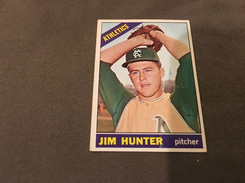 1966 TOPPS #36 JIM HUNTER EXMT (1 of 2)