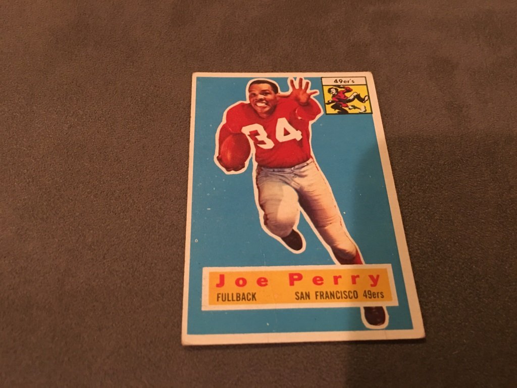 1956 Topps #110 Joe Perry San Francisco 49ers Food: 1956 Topps #110 Joe Perry San Francisco 49ers Football Card