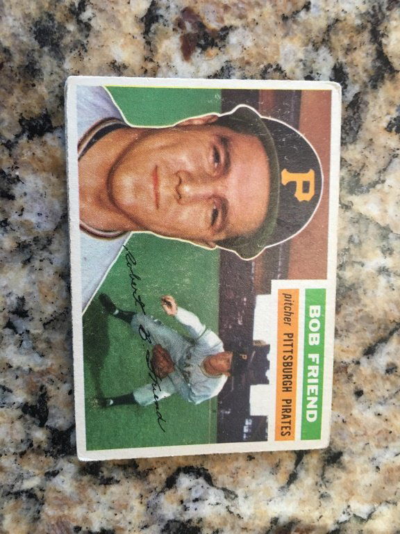 1956 Topps #221 Bob Friend (1 of 2)