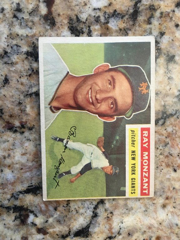 Ray Monzant 1956 Topps Vintage Card (1 of 2)