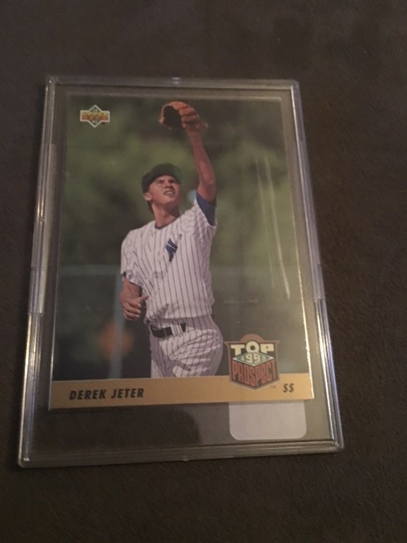 Derek jeter 1993 Upper Deck RC Card Yankees (1 of 2)