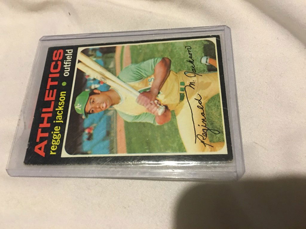 1971 TOPPS SET, #20 Reggie Jackson, Oakland Athles (1 of 2)