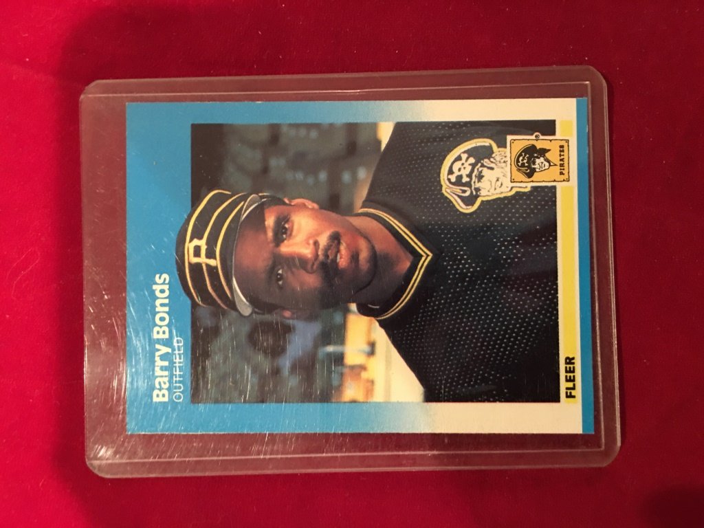 1987 Fleer #604 Barry Bonds RC - NM-MT -: 1987 Fleer #604 Barry Bonds RC - NM-MT -