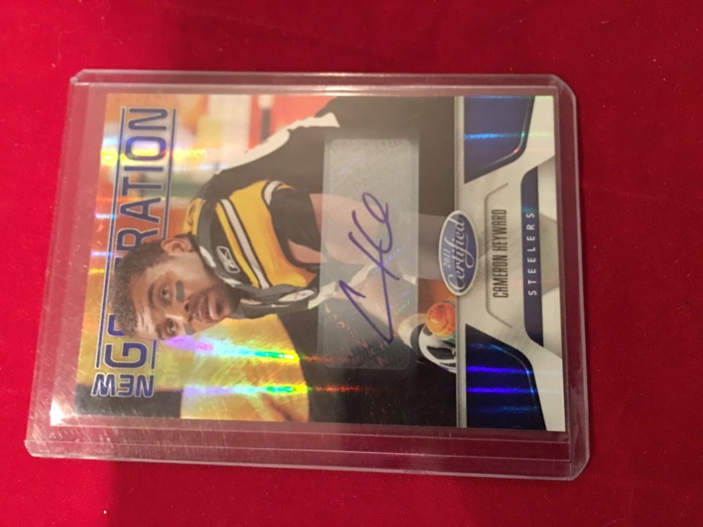 Cameron Heyward 2011 Certified Mirror Blue  Auto (1 of 2)