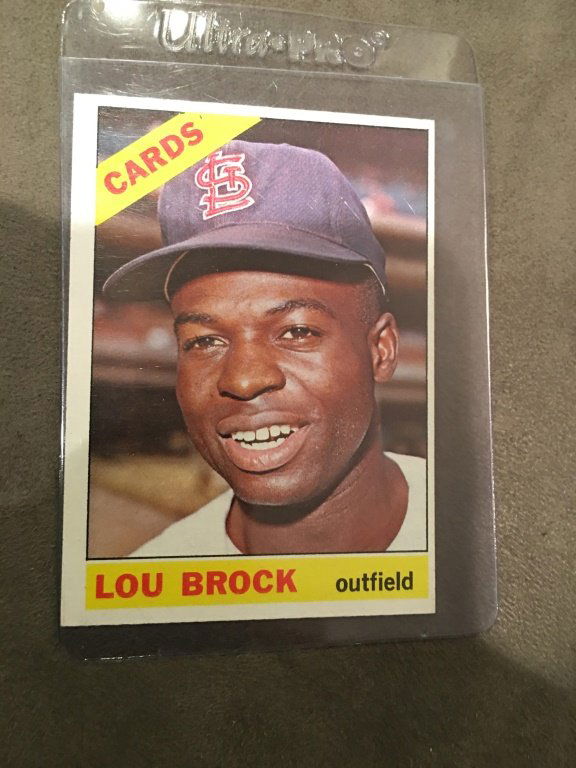 1966 Topps Set Break #125 Lou Brock (1 of 2)