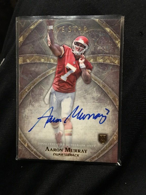 2014 TOPPS FIVE STAR AARON MURRAY AUTO ROOKIE RC S (1 of 2)