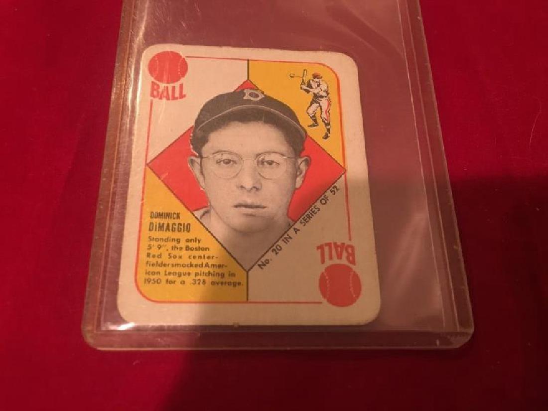 1951 TOPPS RED BACK #20 DOM DiMAGGIO (1 of 2)