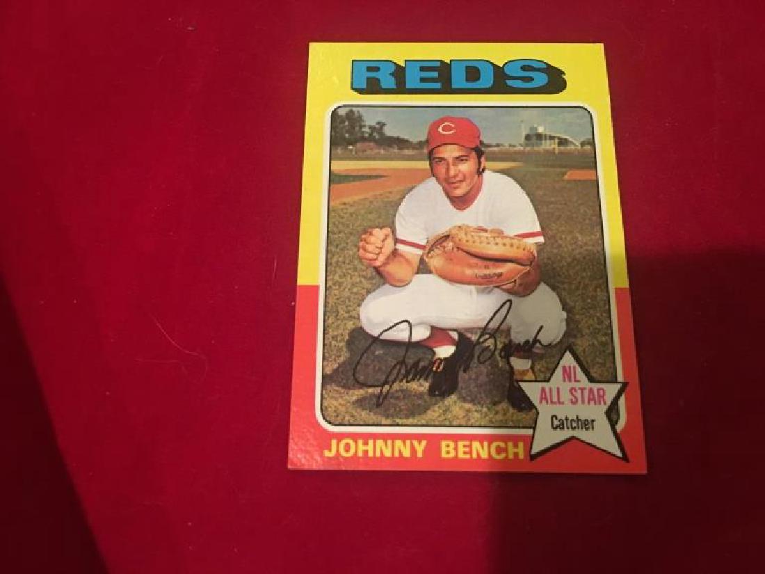 1975 Topps Johnny Bench Cincinnati Reds #260 (1 of 2)