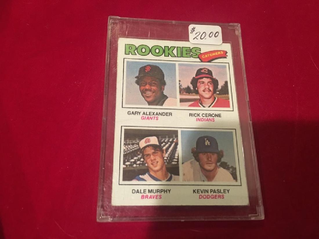 1977 Topps #476 Rookie Catchers Dale Murphy RC (1 of 2)