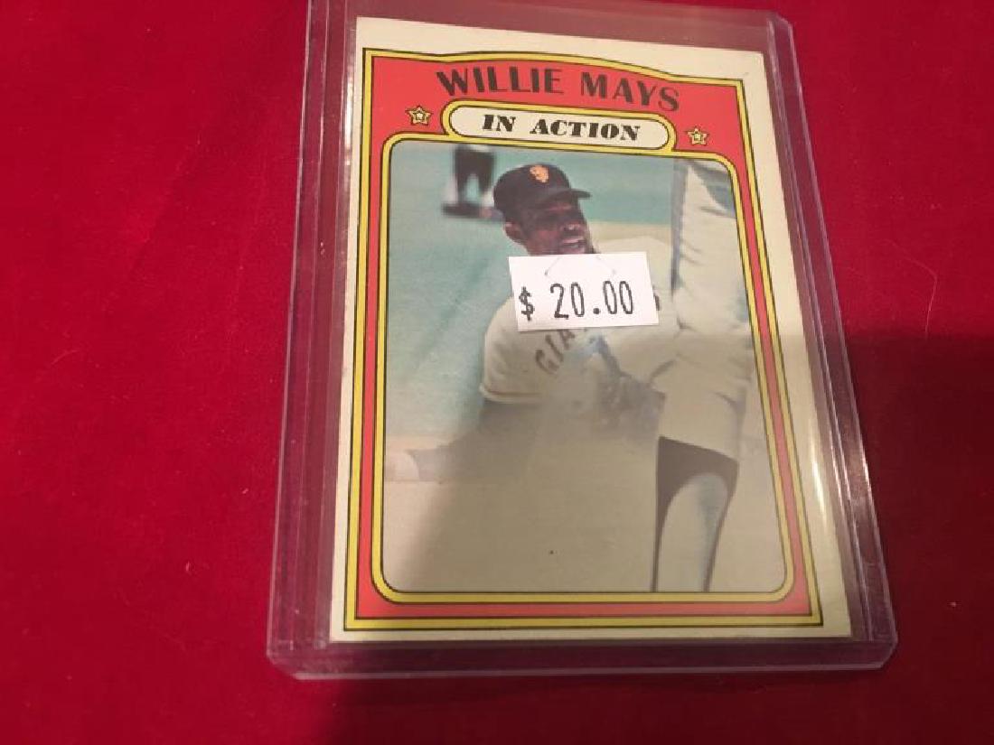 Willie Mays - 1972 Topps baseball card #50 - in- (1 of 2)