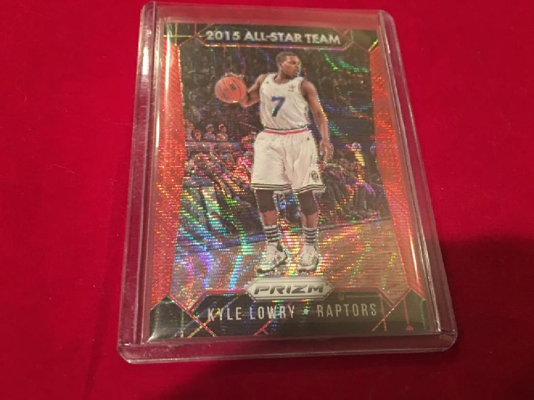2015-16 Prizm Red Prizm Kyle Lowry /350 (1 of 2)