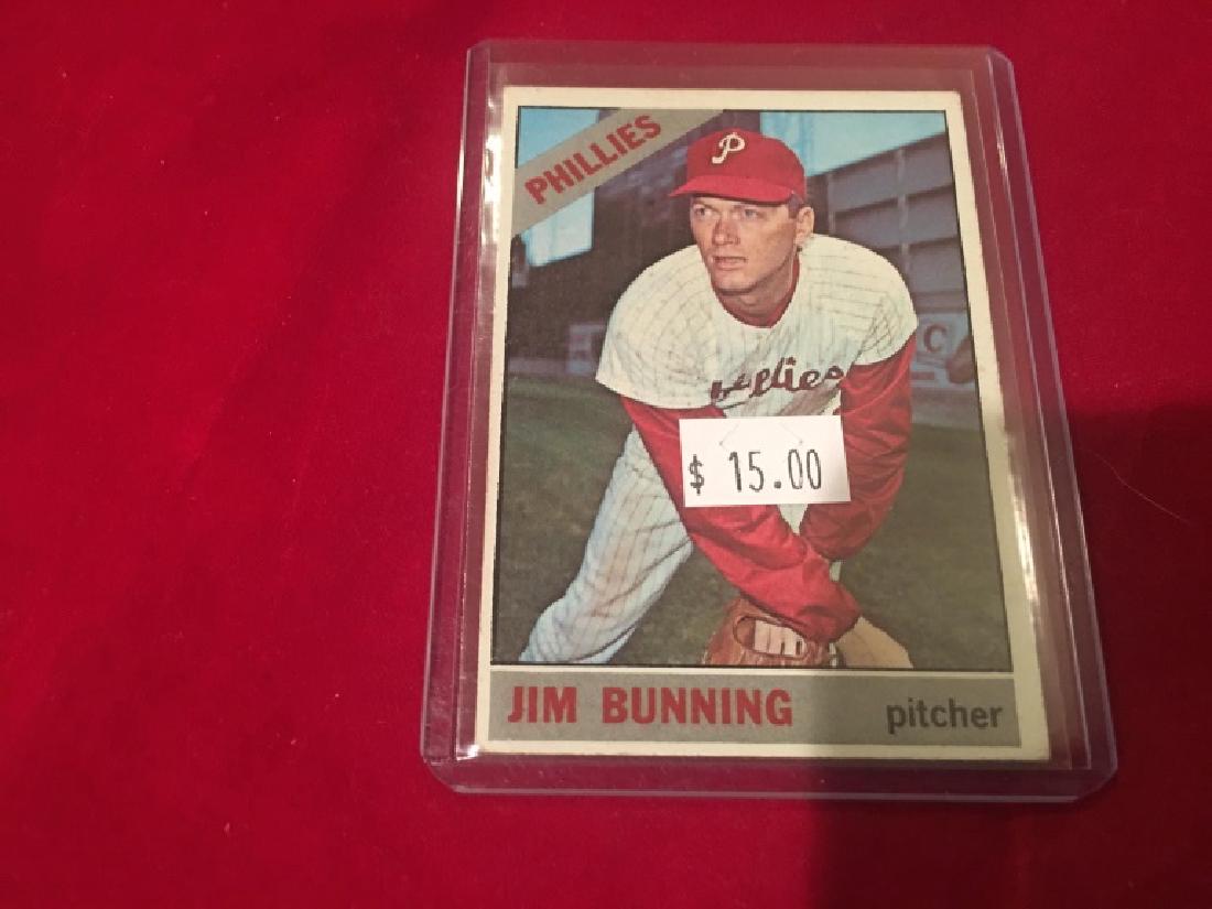 1966 Topps #435 JIM BUNNING NM (1 of 2)