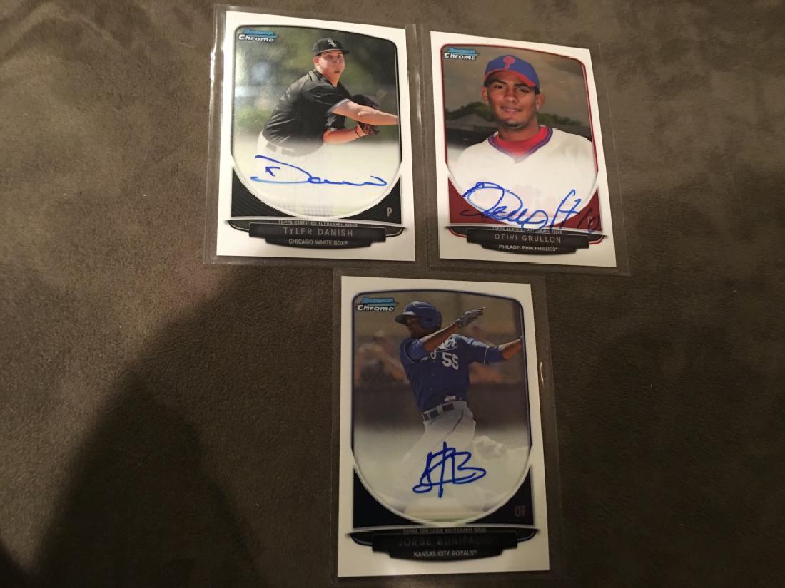 2013 Bowman Chrome RC Auto Lot: (1 of 2)