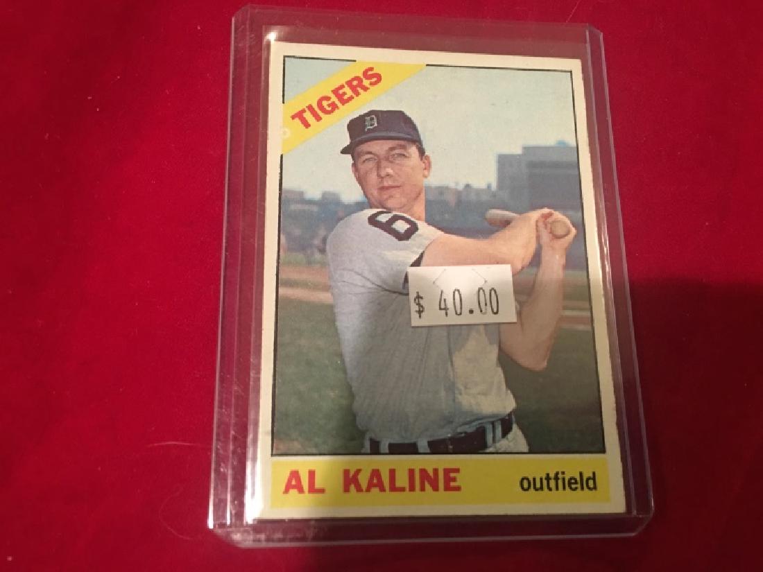 1966 TOPPS AL KALINE #410 - DETROIT TIGERS (1 of 2)